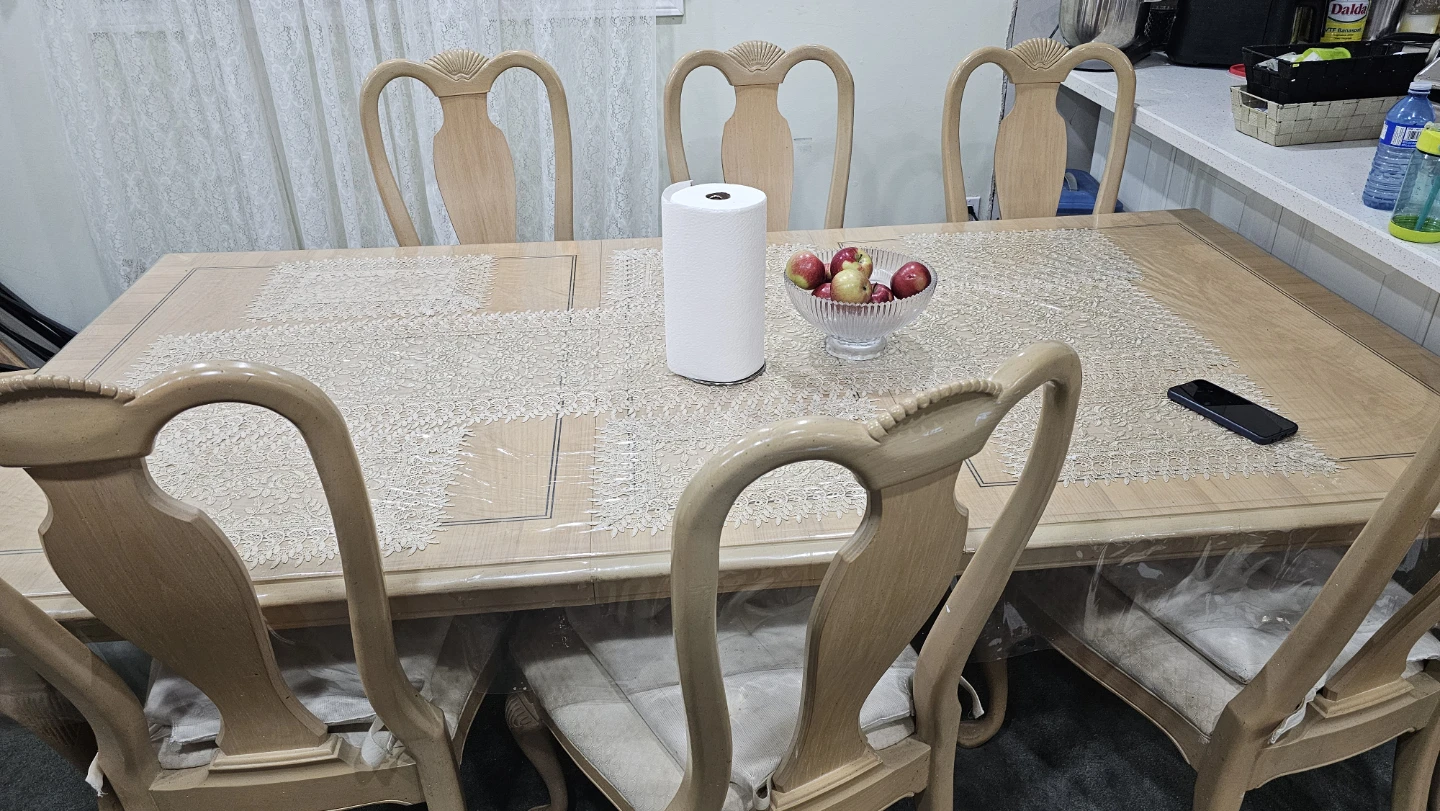Wooden Dining Table and Chairs Set - photo 3