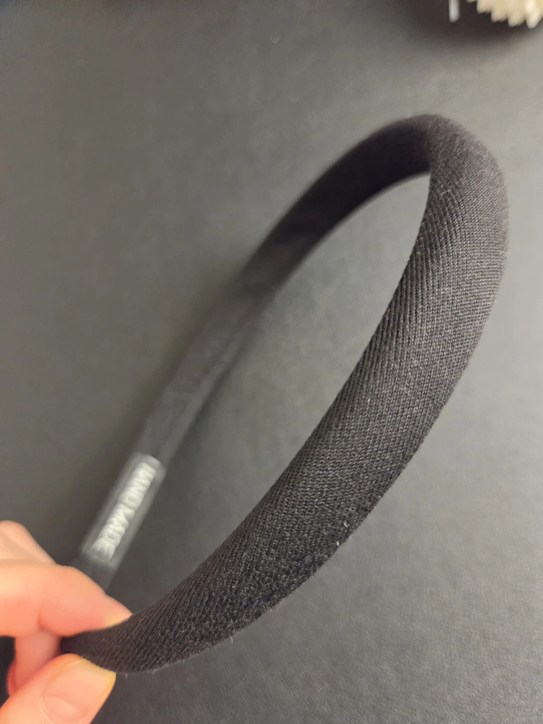 Black Fabric Headband 🏈 - photo 2