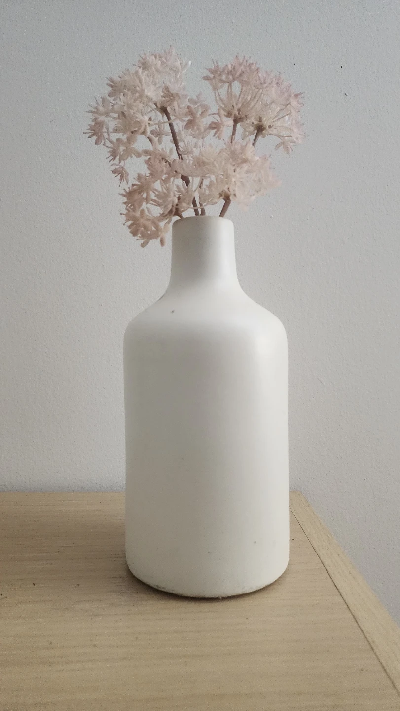 West Elm White Decorative Vase