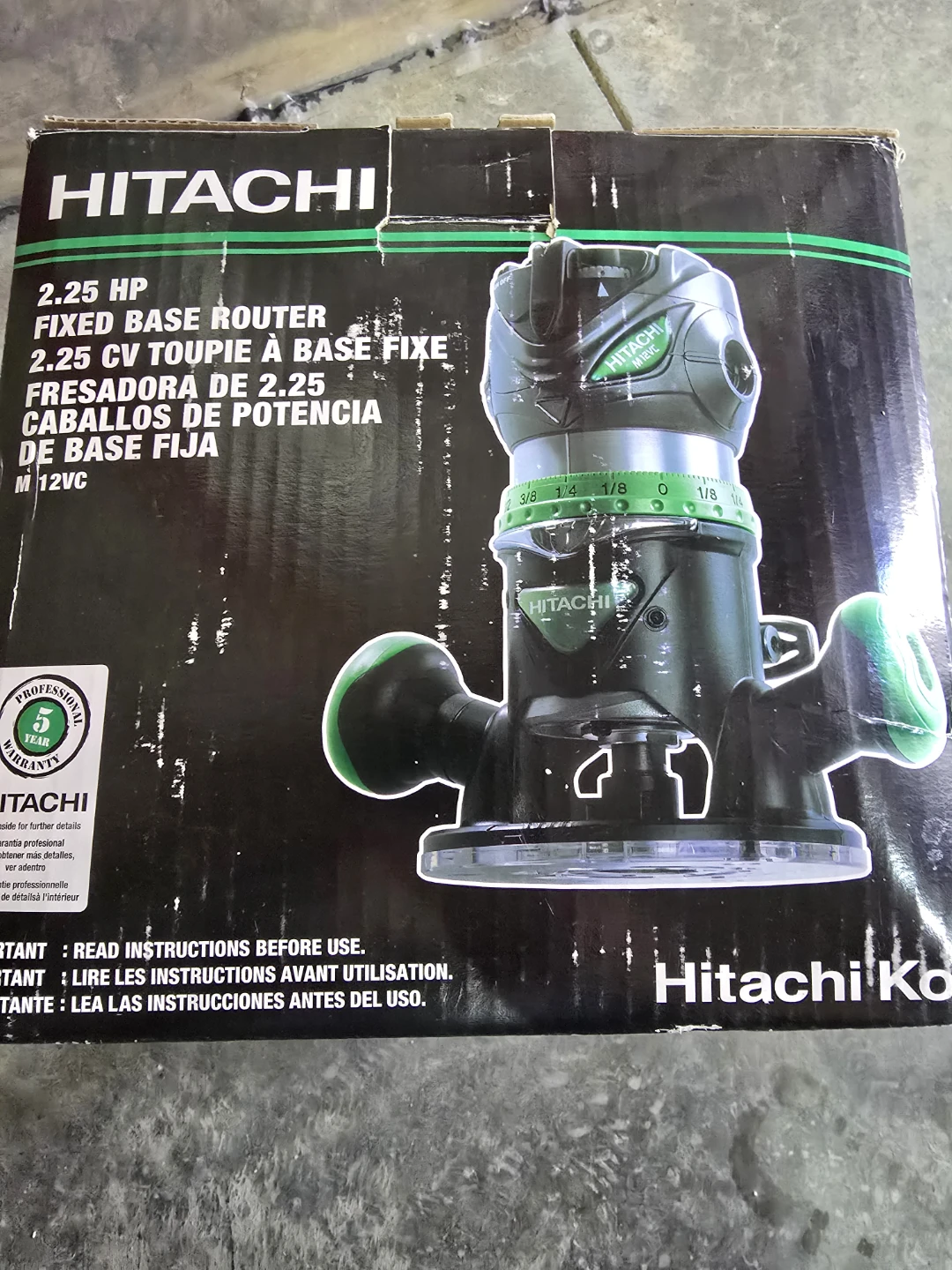 Hitachi M12VC Fixed Router - photo 2