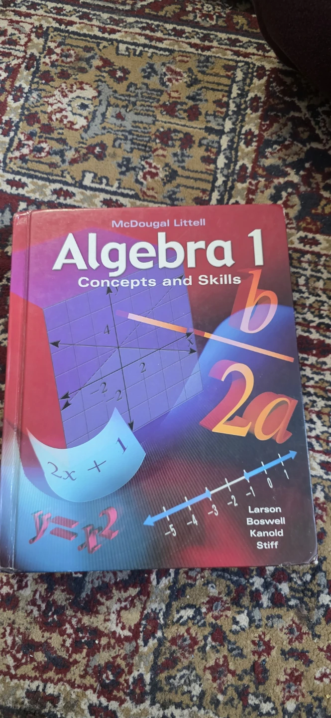 🏈McDougal Littell Algebra 1 Concepts and Skills