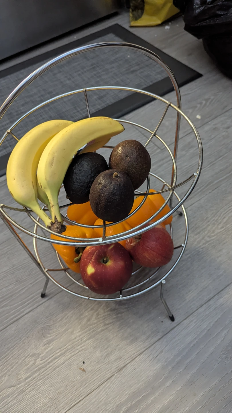 Two-Tier Chrome Fruit Basket - photo 4