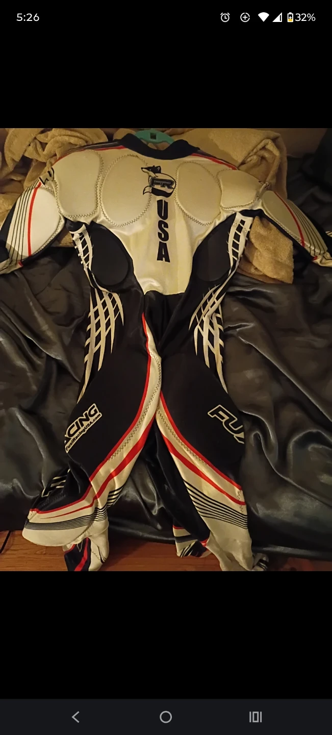 Fuxi Racing suit and Alpinestars back protector - photo 4