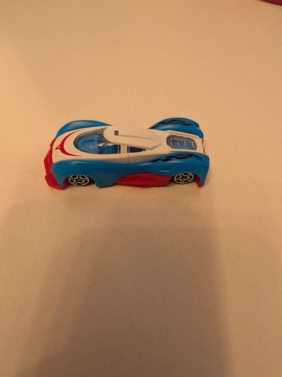 Hot Wheels Toy Car Blue and White - photo 3