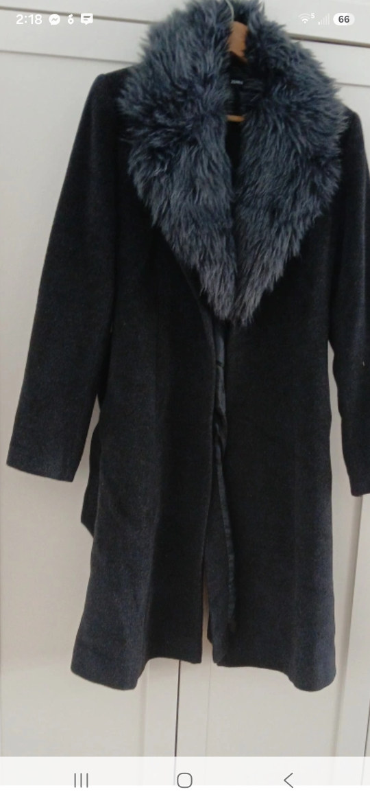 CLE des ZONES dark gray wool-blend coat - photo 4