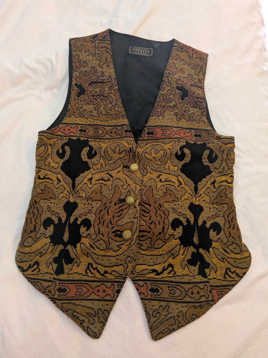 Express Brocade Pattern Vest