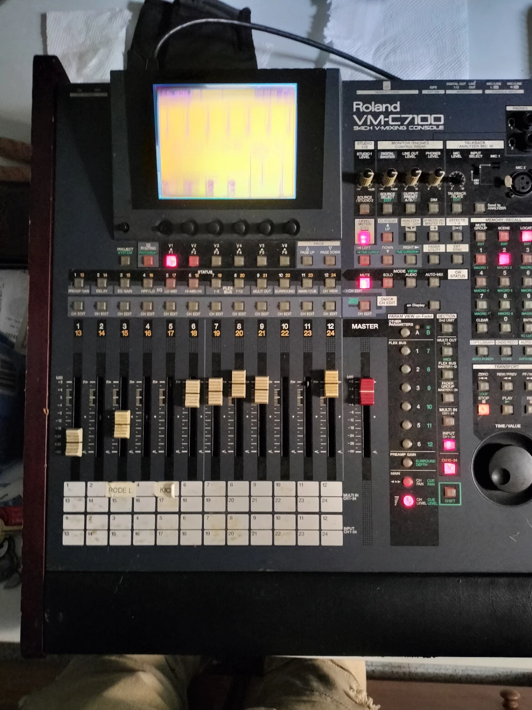 Roland VM-C7100 94ch V-Mixing Console - photo 5
