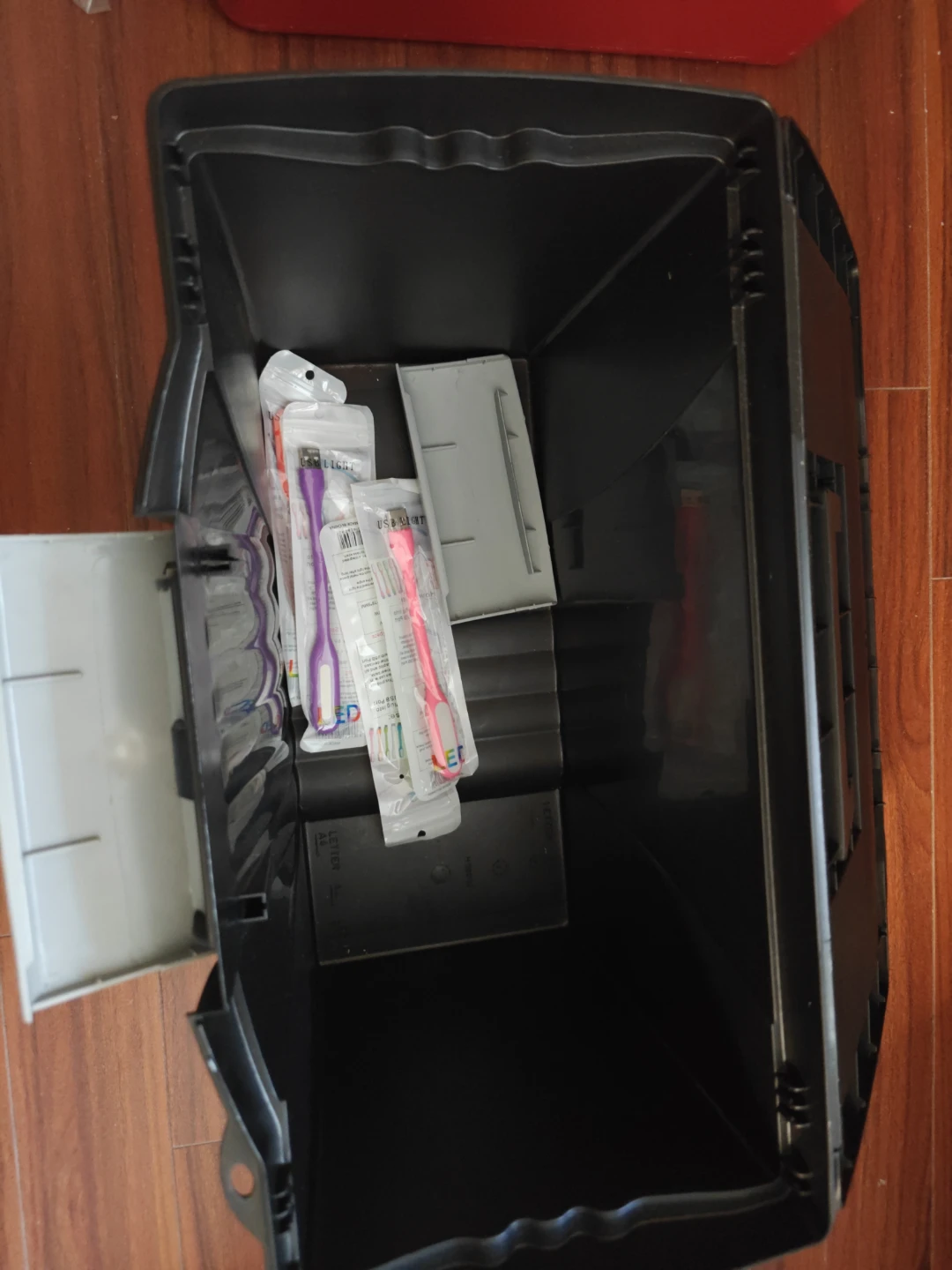 Black and Grey Plastic Tool Box - photo 4
