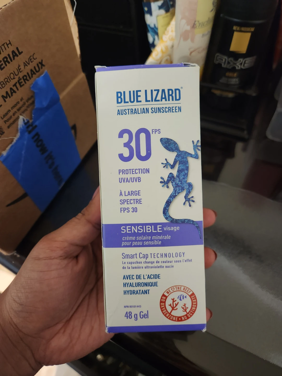 Blue Lizard Sensitive Face Sunscreen SPF 30 🏈