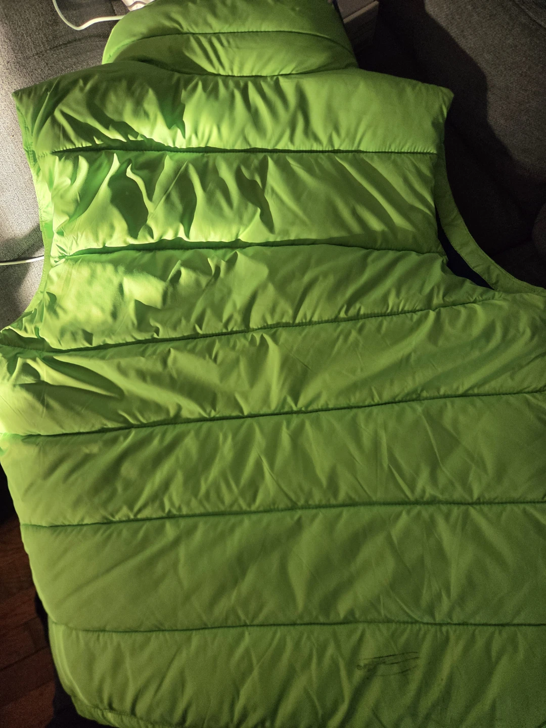 Hollister Puffer Vest Bright Green - photo 3
