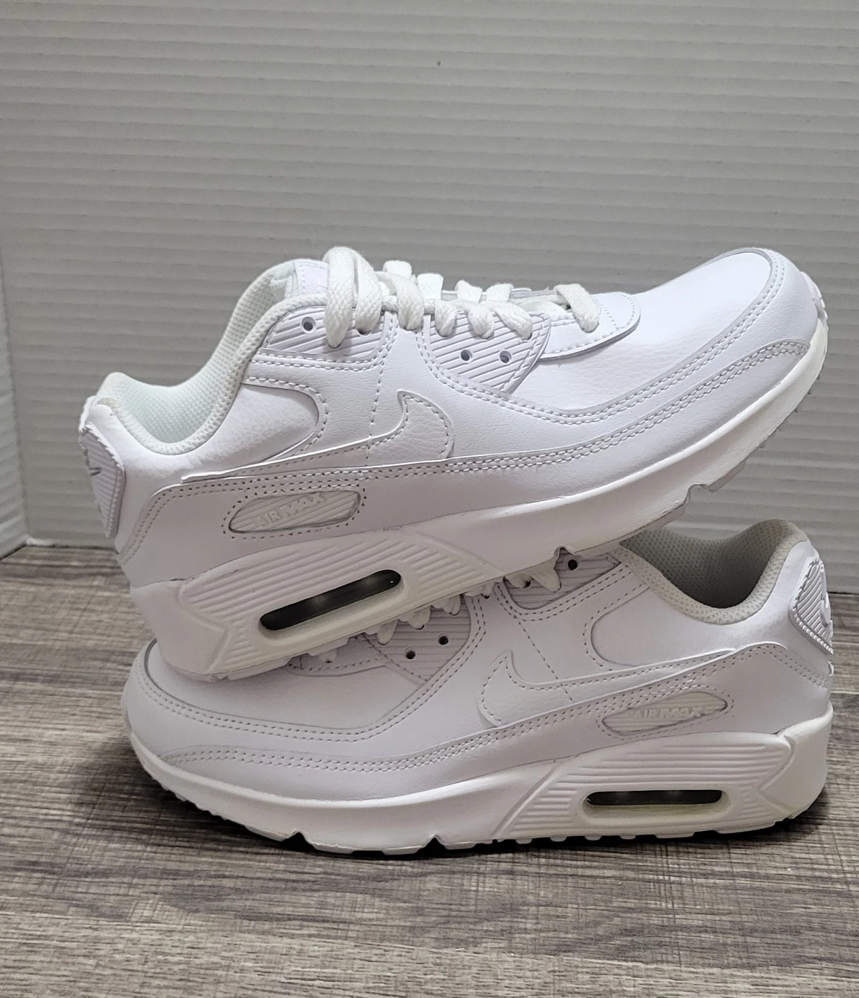 Nike Air Max 90 White Sneakers Size 4.5Y