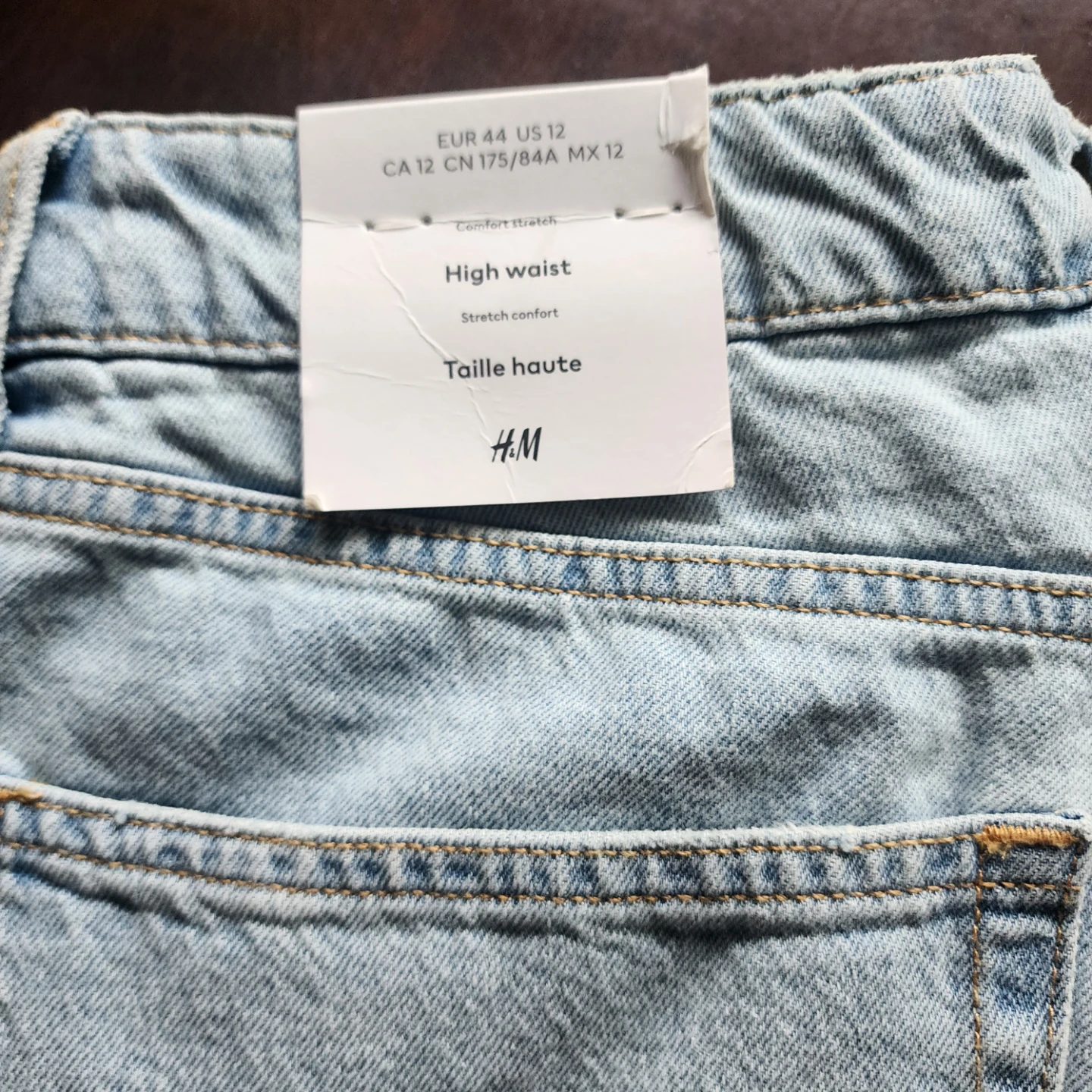 H&M High Waist Denim Shorts - photo 3
