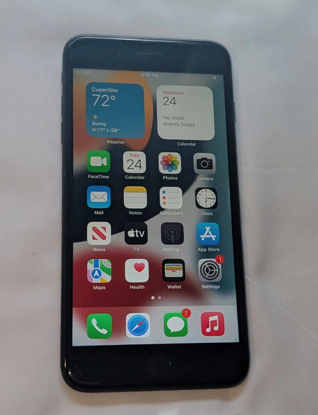 NICE BLACK APPLE iPhone 7 PLUS T-MOBILE  CELL PHONE