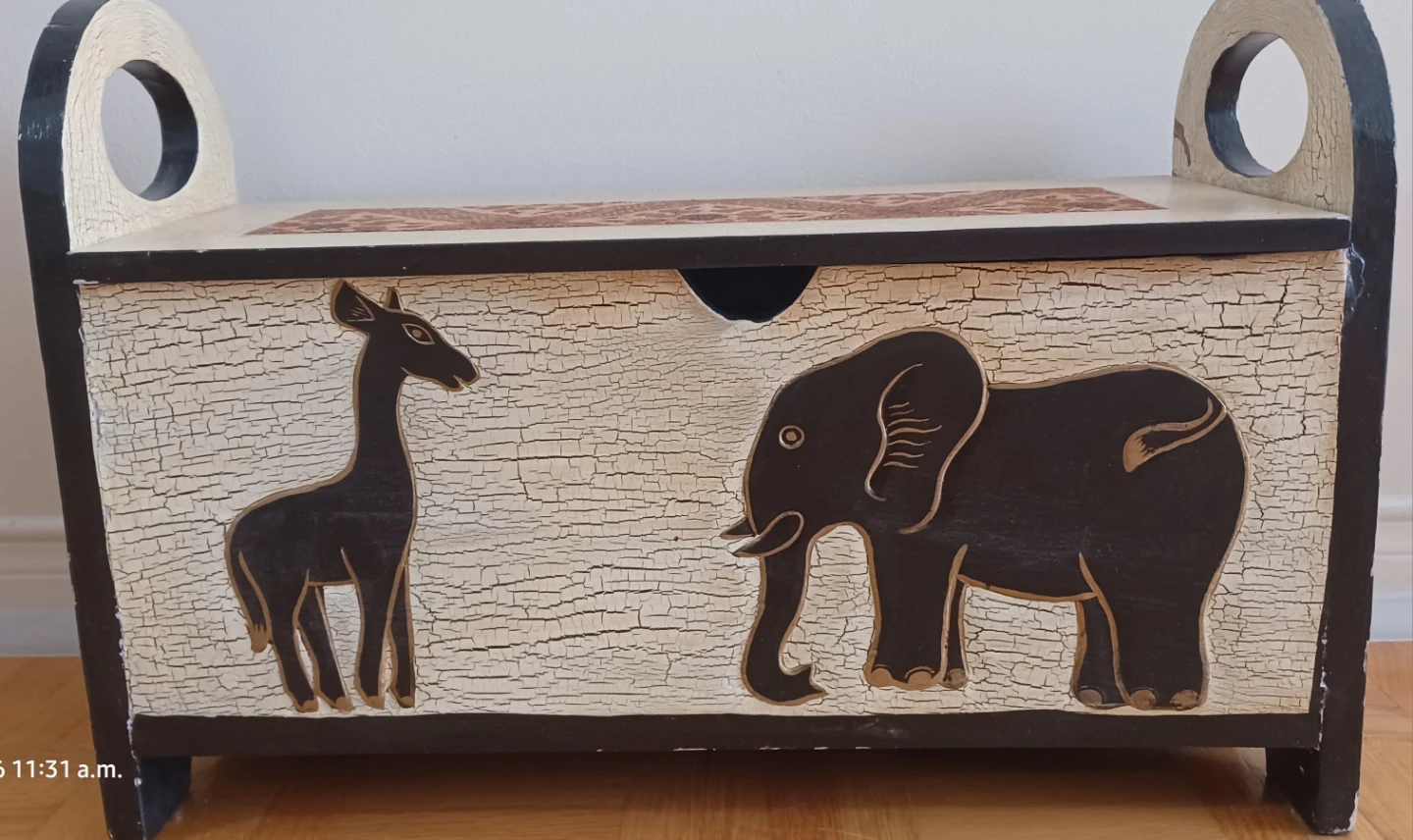 Decorative Wooden Storage Chest