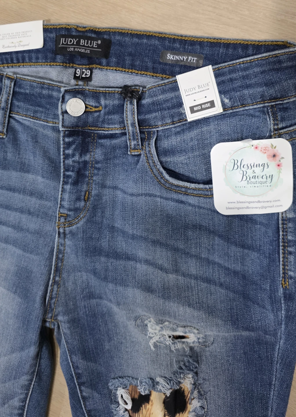 Judy Blue Mid Rise Skinny Jeans - photo 2