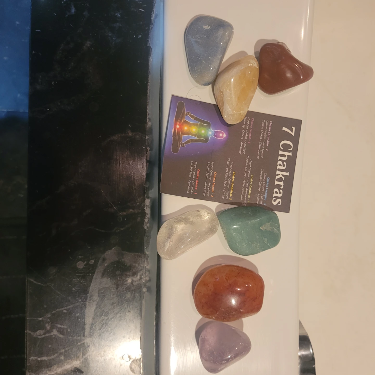 7 Chakras Tumbled Stone Set