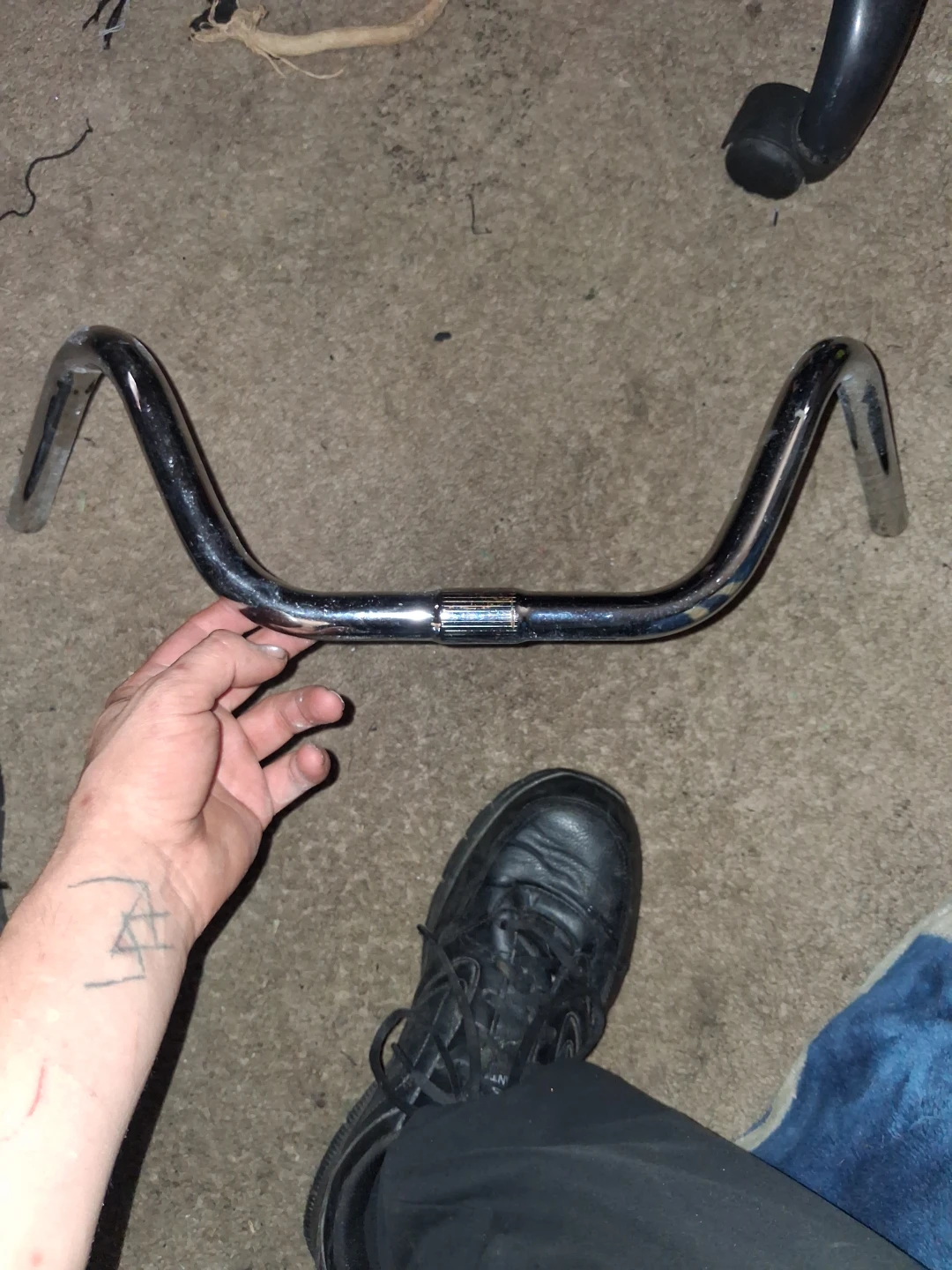 Chrome Bicycle Handlebars - photo 3