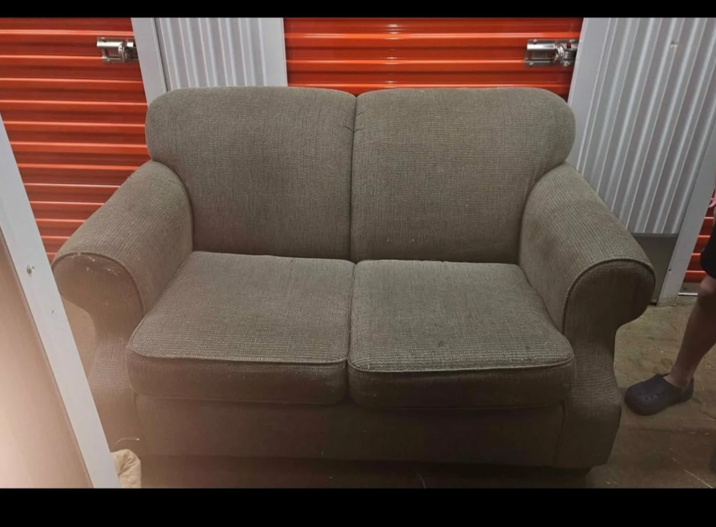 Brown Loveseat