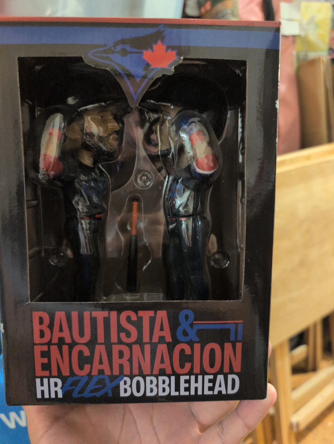 Toronto Blue Jays Bautista & Encarnacion HR Flex Bobblehead