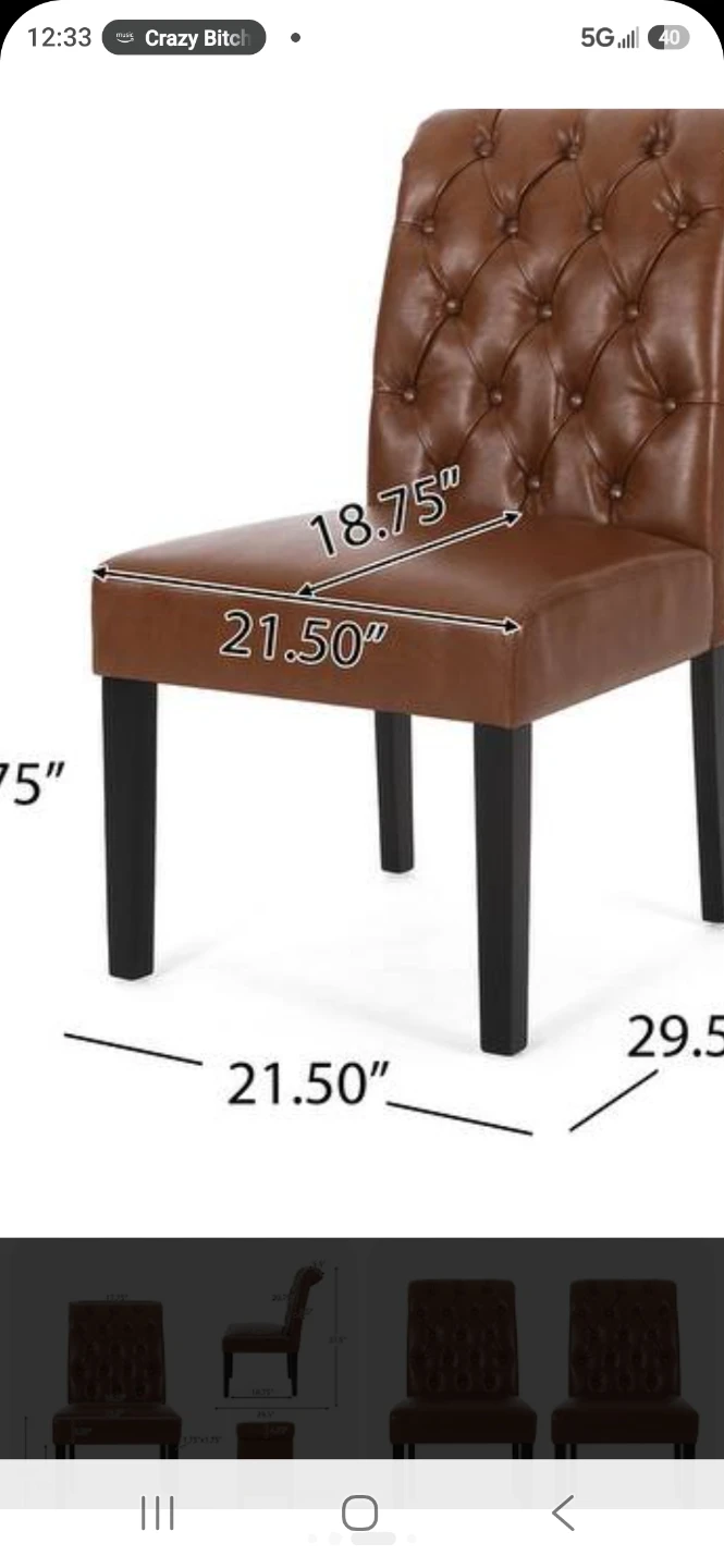 Lark Manor Pershing Parsons Chairs (Set of 2) - photo 2
