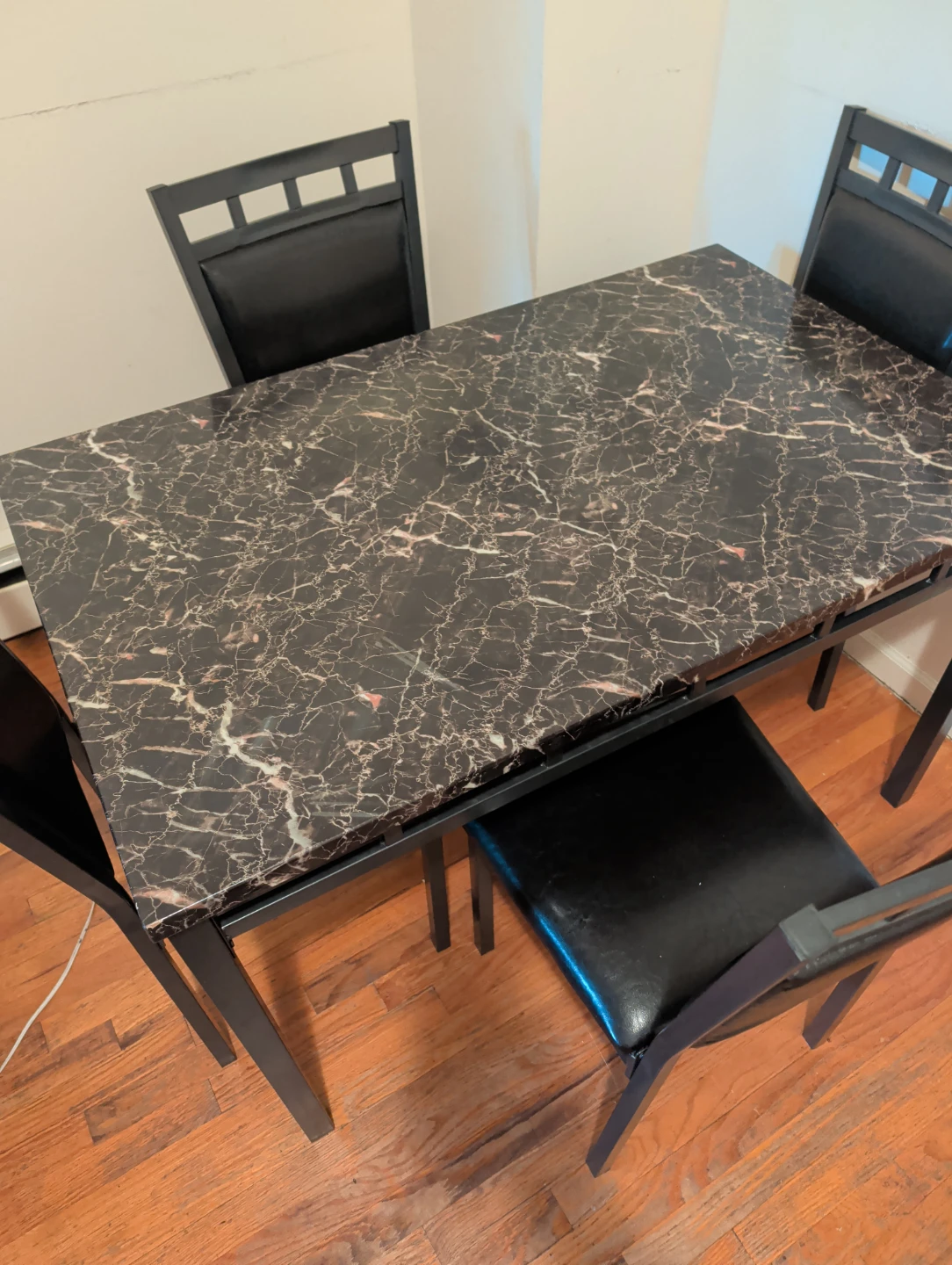 Dining Table with Four Chairs