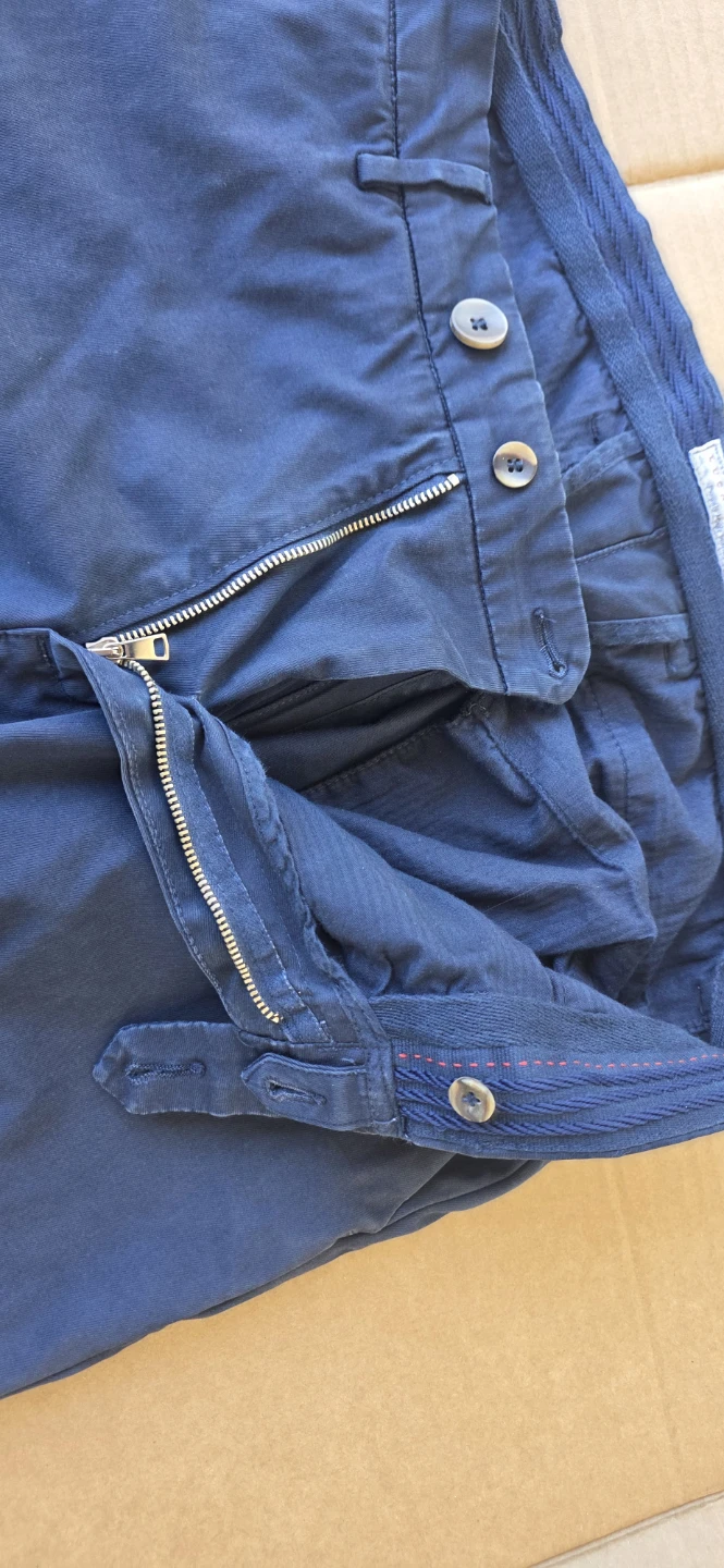 Luca Faloni Men's Navy Chinos(Waist 34) - photo 3