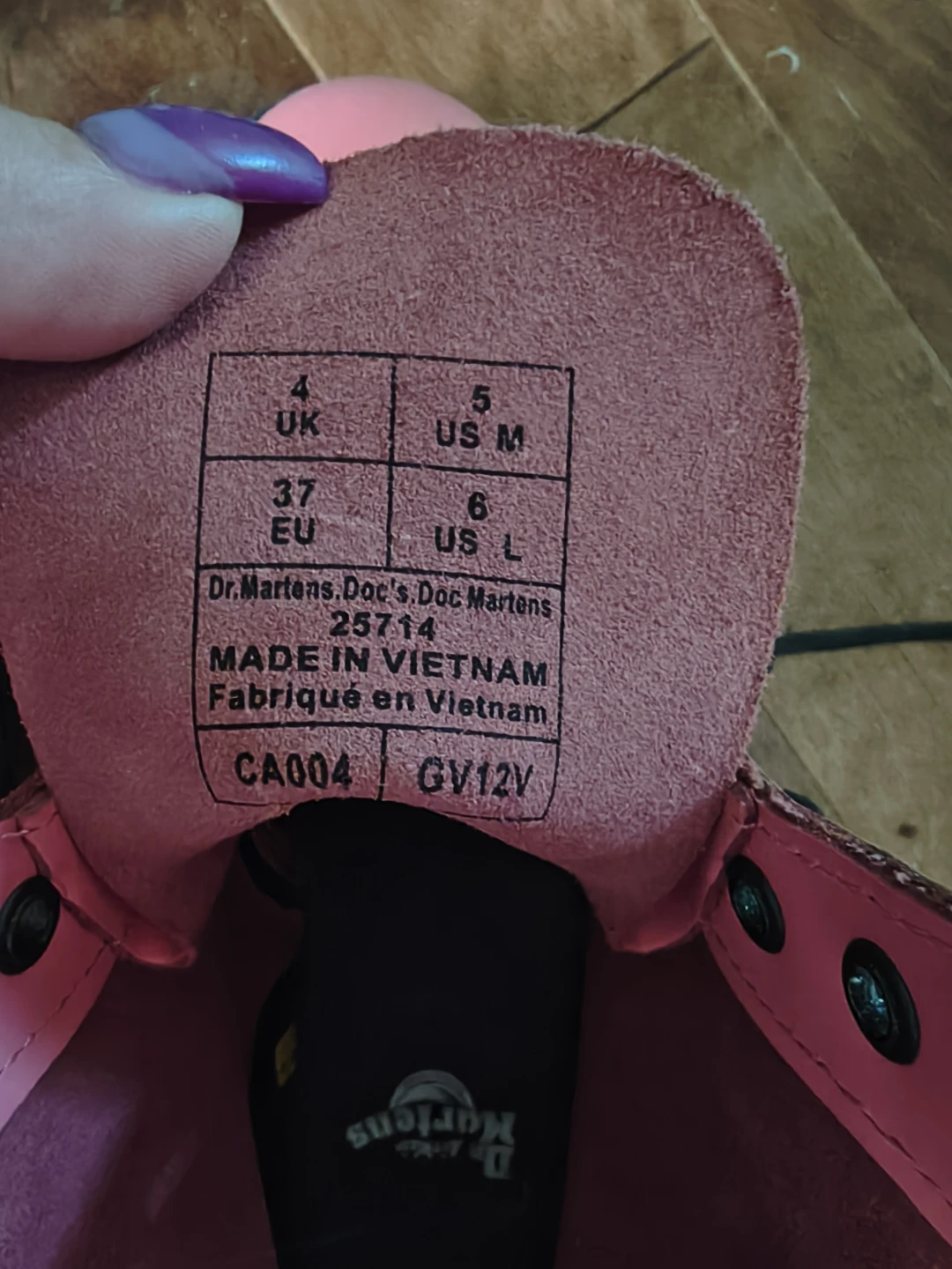 Dr. Martens 1460 Pink Leather Boots - photo 2