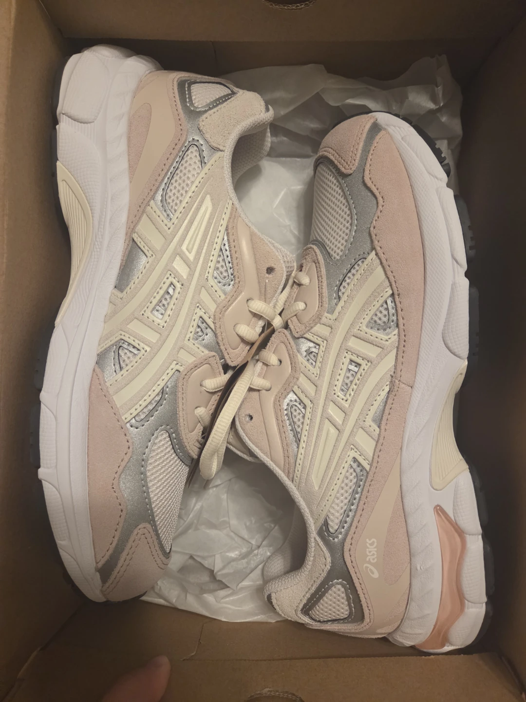 Asics Gel-NYC GS Blush/Cream Sneakers