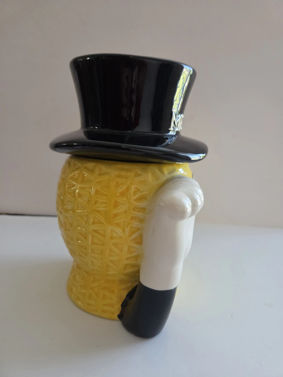Mr. Peanut ceramic jar with lid - photo 4