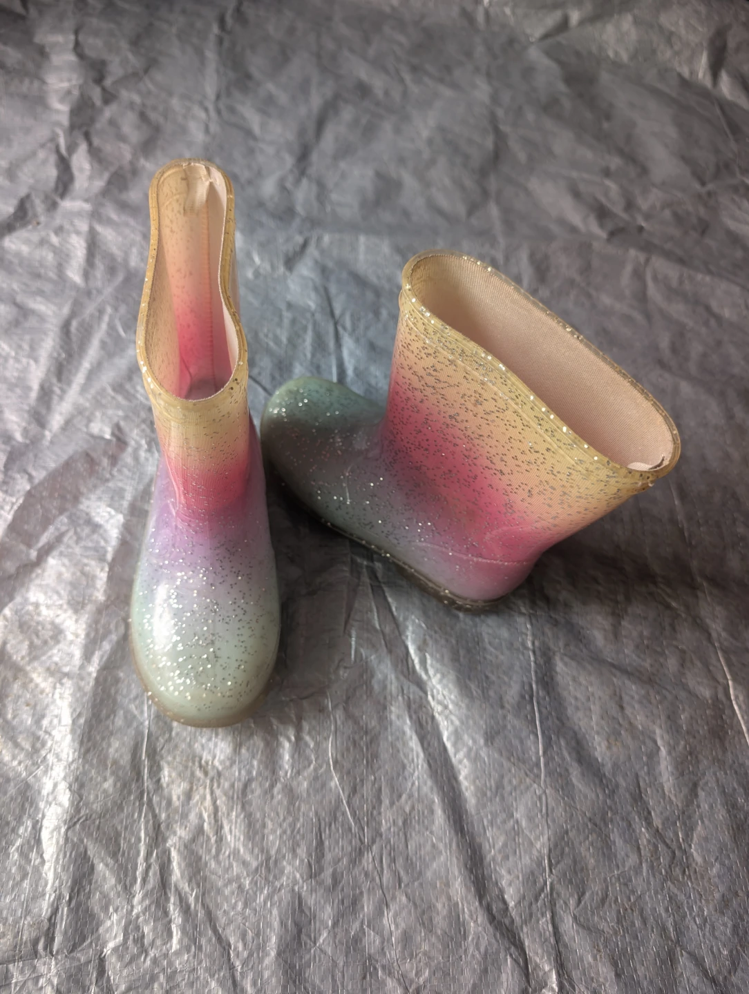 Toddler Glitter Rain Boots Size 9 - photo 2