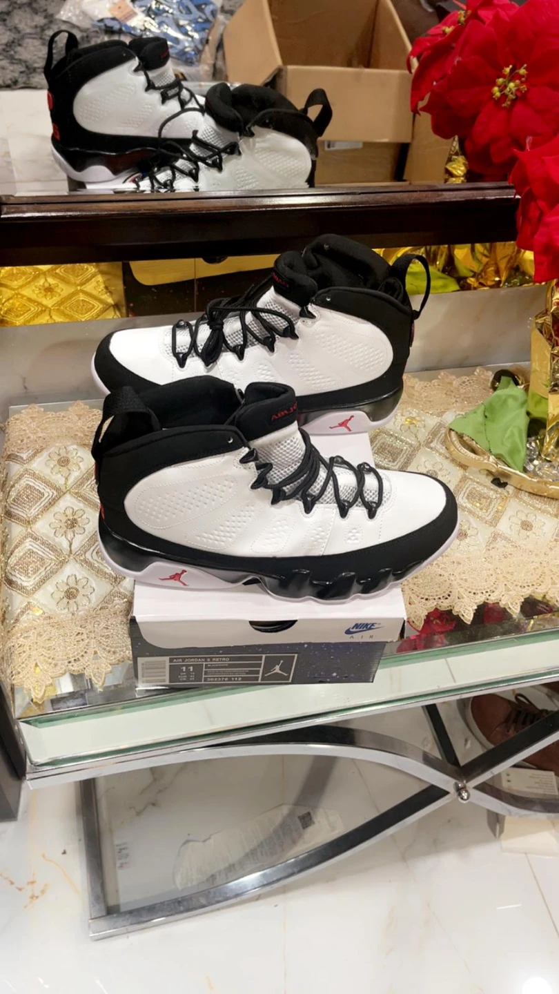 Air Jordan 9 Retro White Black True Red - photo 5