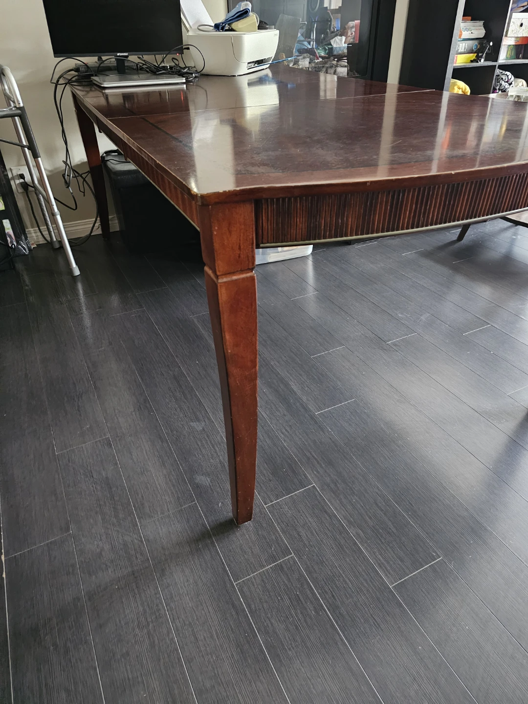 Dark Wood Dining Table - photo 2