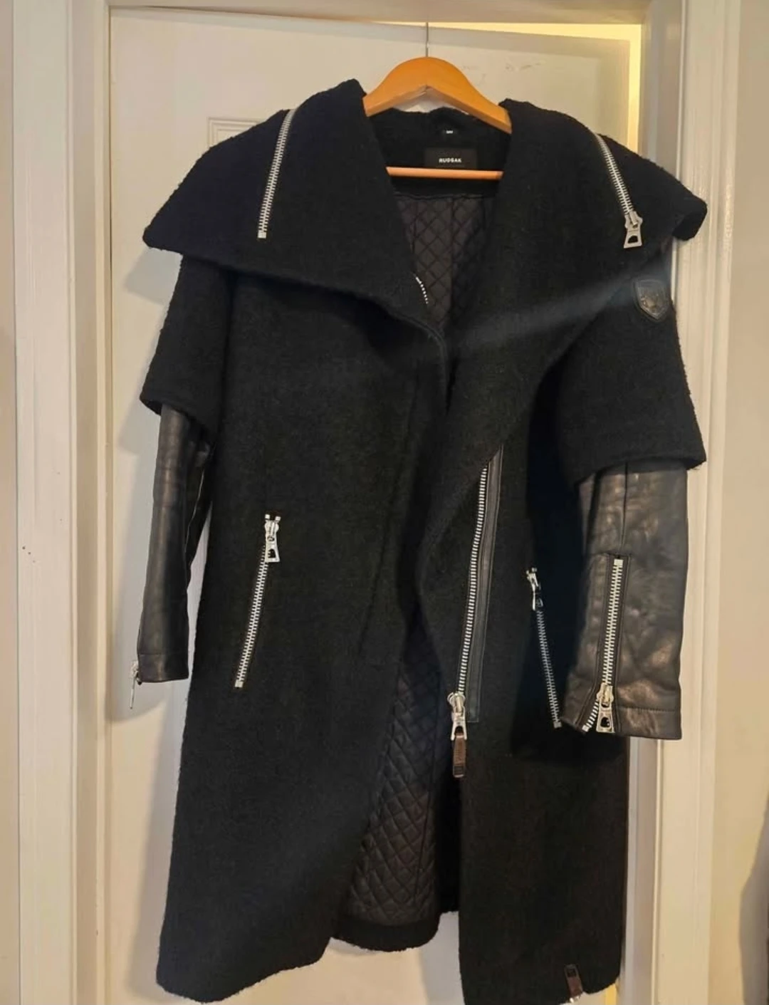 Rudsak Wool and Leather Coat