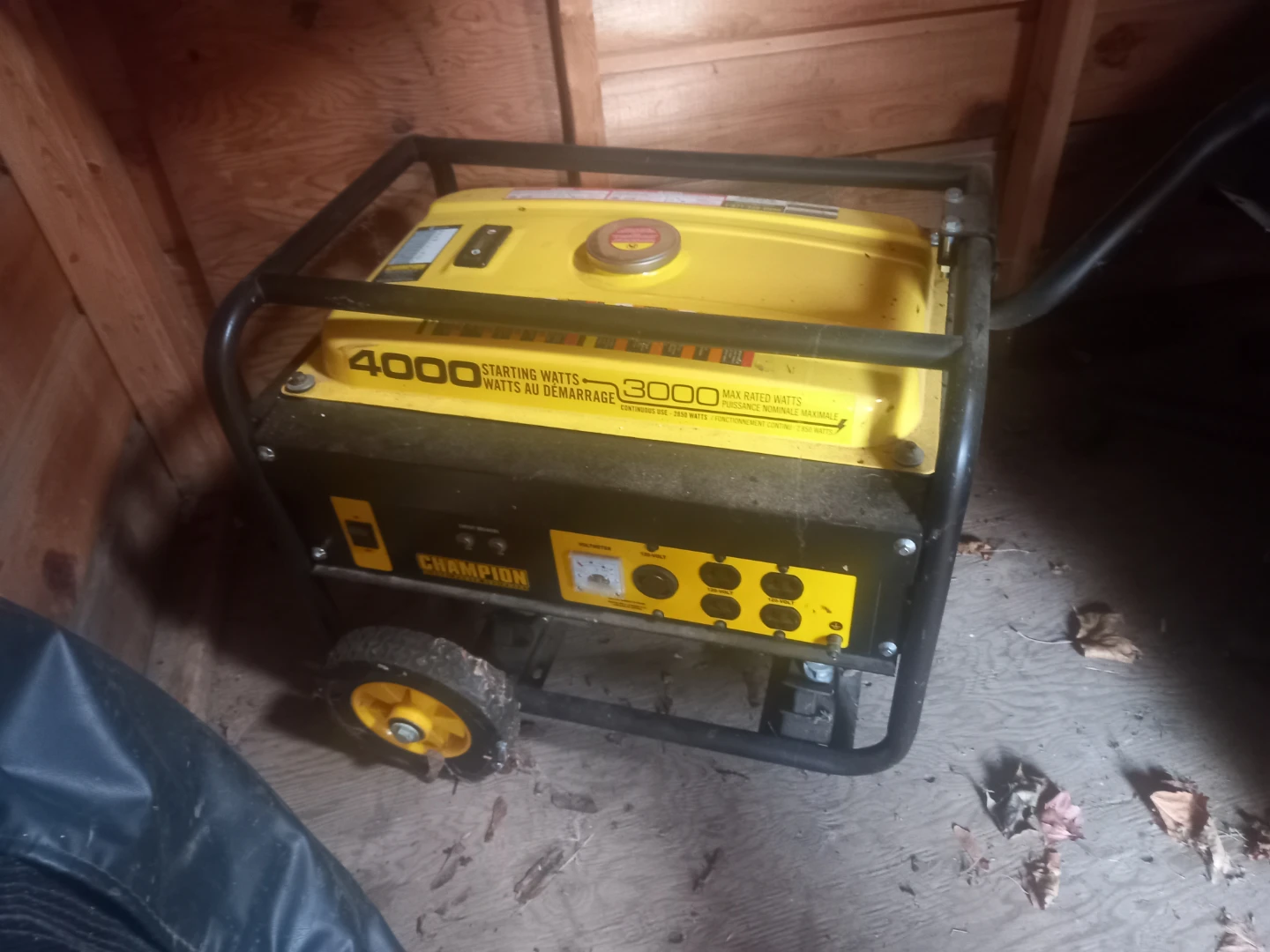 Champion 4000/3000 Watt Generator