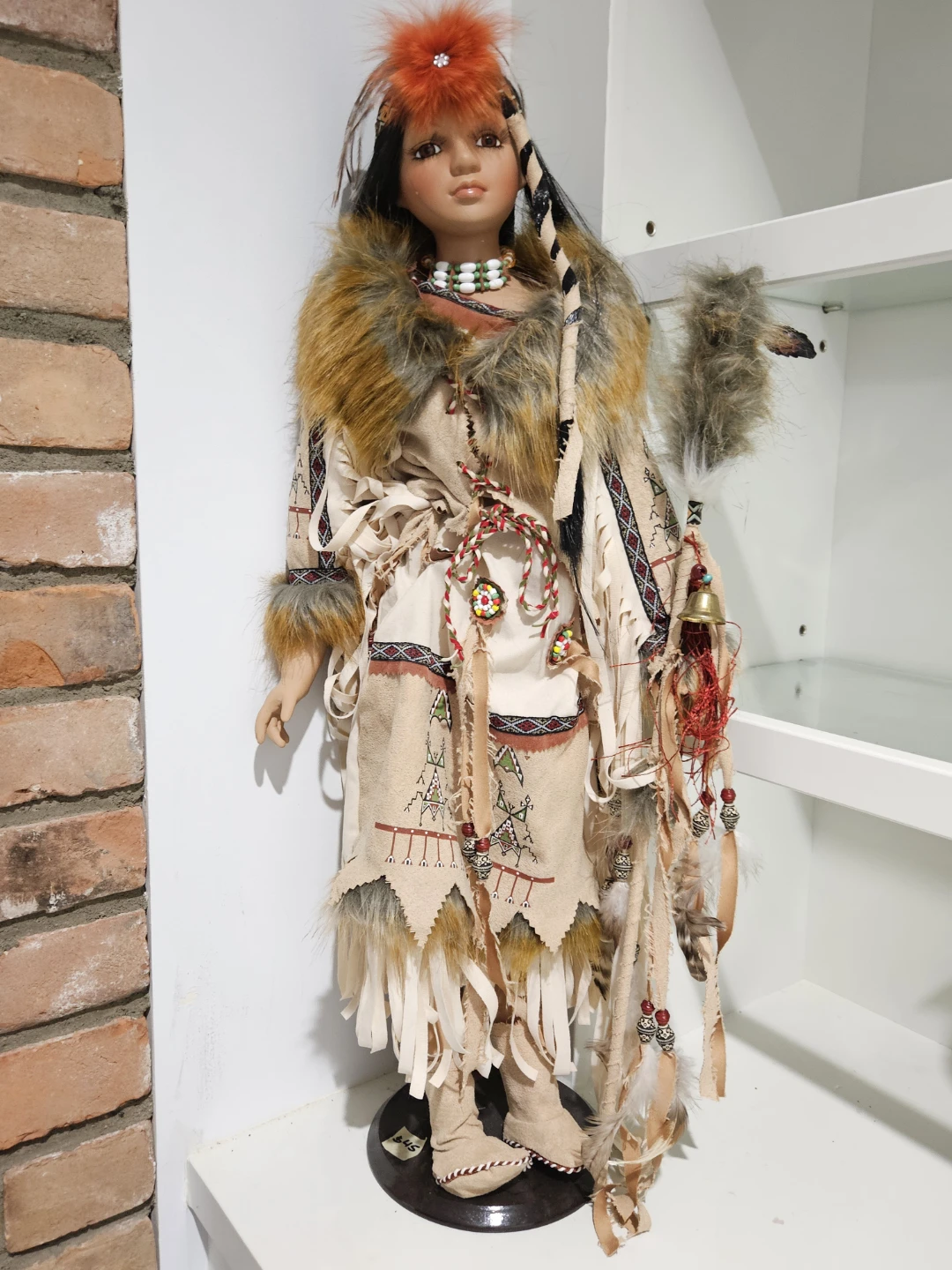 Collectible Native American Style Porcelain Doll