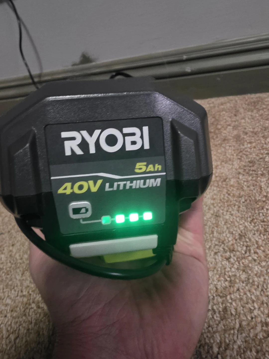 Ryobi 40V Lithium Battery Set - photo 3