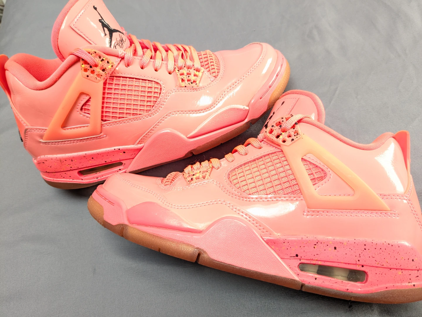 Air Jordan 4 Retro DS " Hot Punch" - WOMEN'S SIZE 8 - photo 3