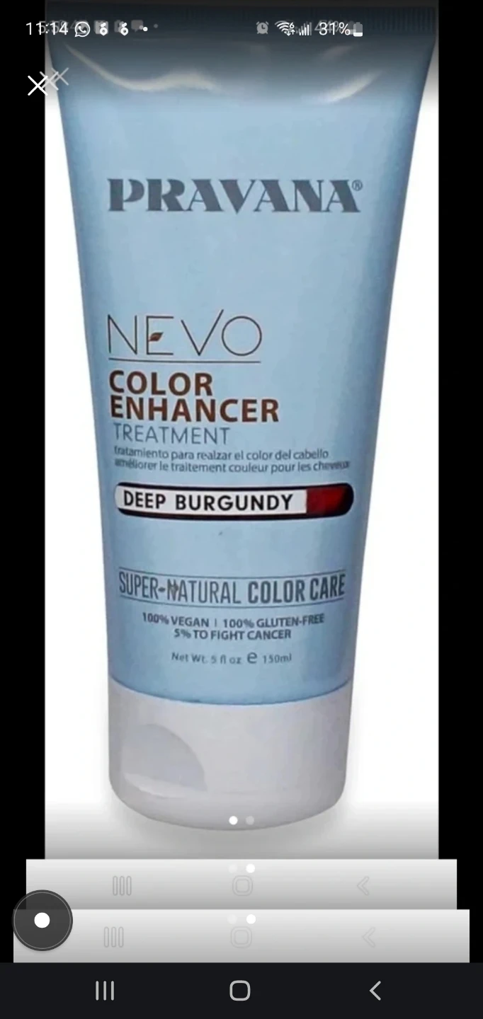 Pravana Nevo Color Enhancer Treatment - Deep Burgundy🏈🏈🏈