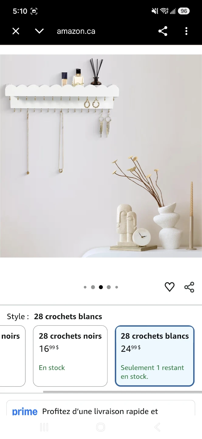 Wall-mounted jewelry organizer - photo 2
