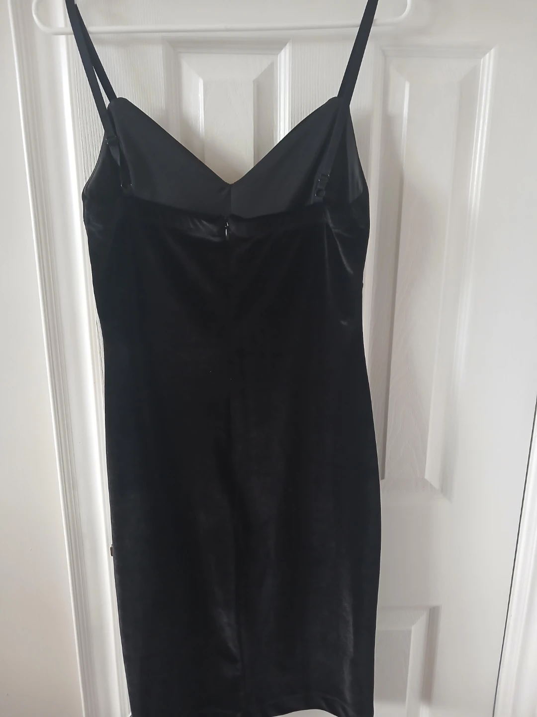 Venus Black Velvet Rose Embroidered Dress - photo 3