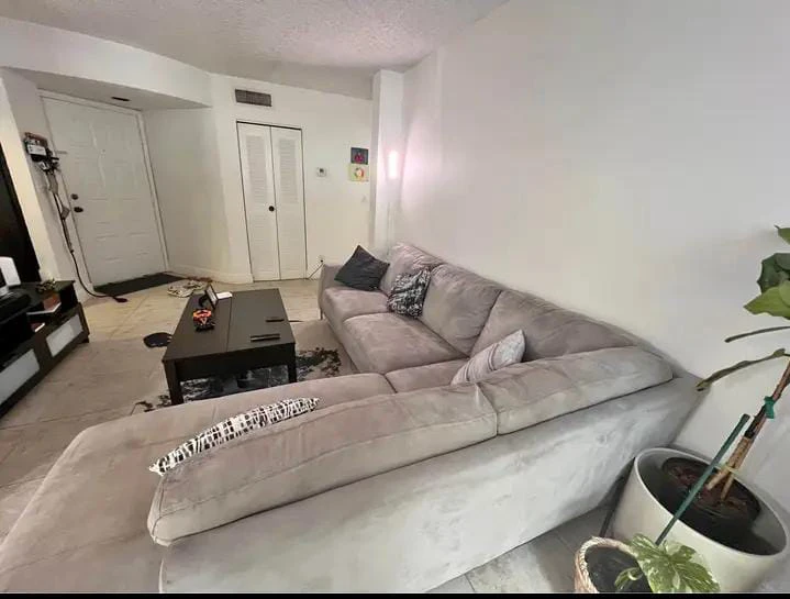 Large Gray Sectional Sofa - photo 4