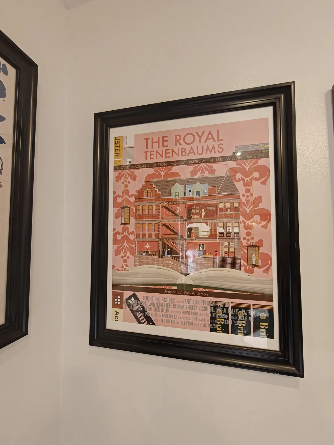 Two Large Wes Anderson Framed Art Prints - photo 3