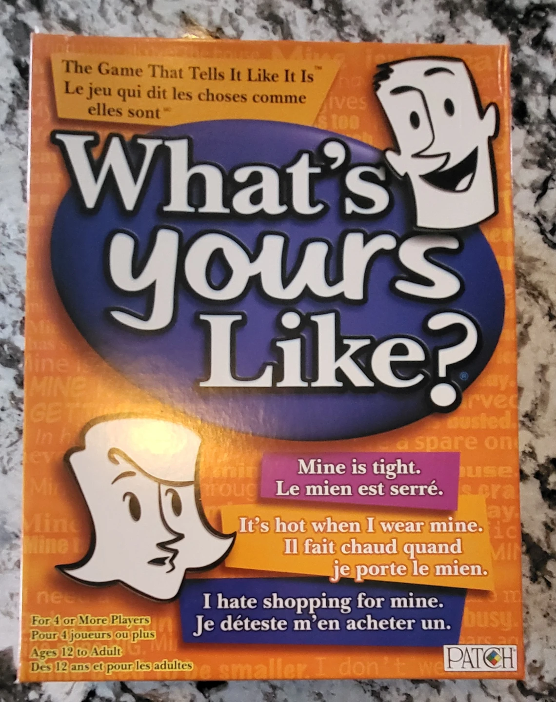 What's Yours Like? Board Game
