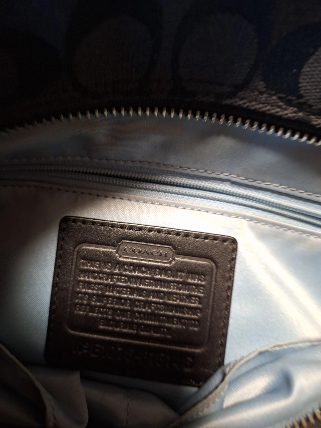 Coach Signature Tote Bag
