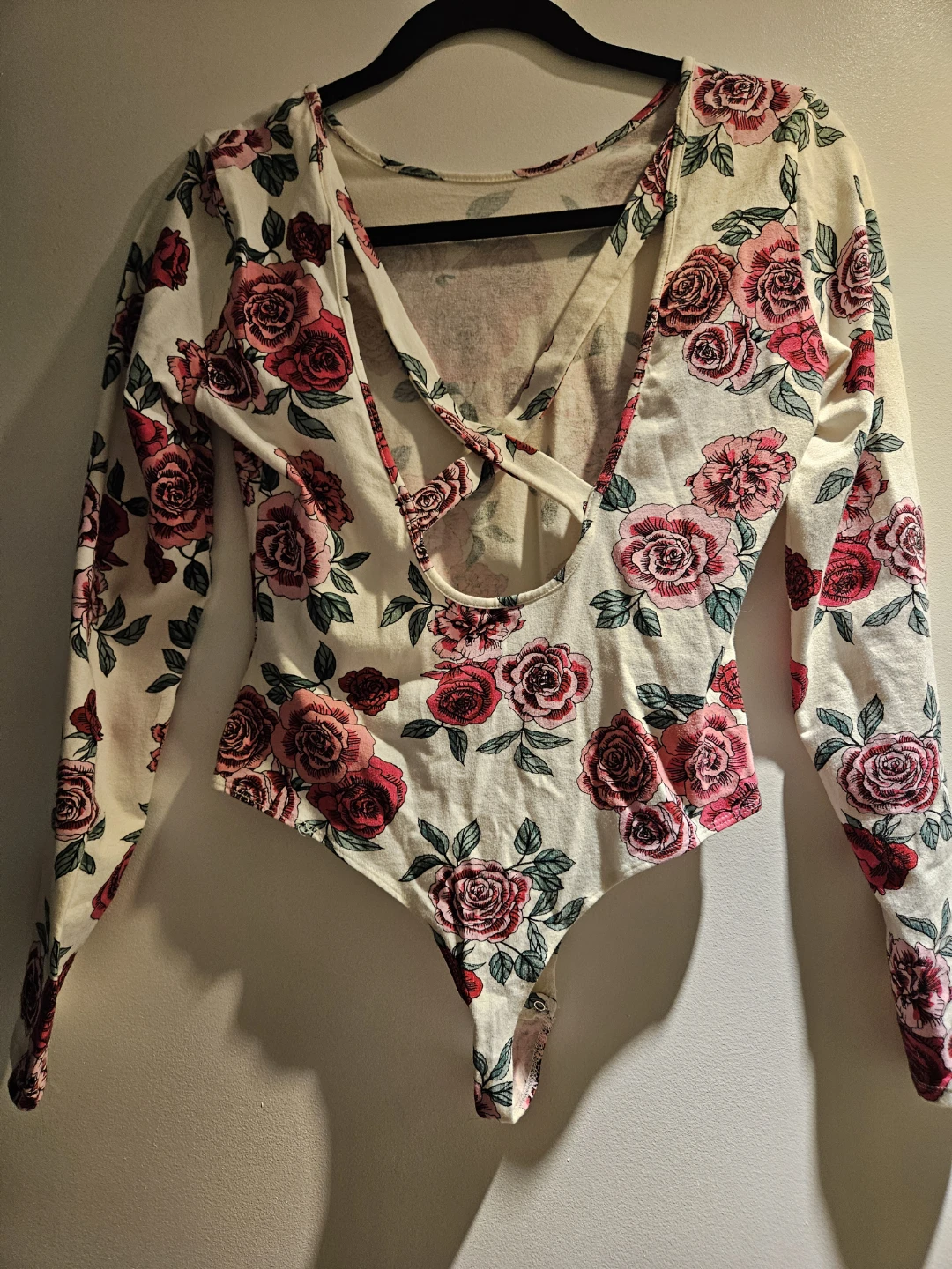 Floral Long Sleeve Bodysuit - photo 2