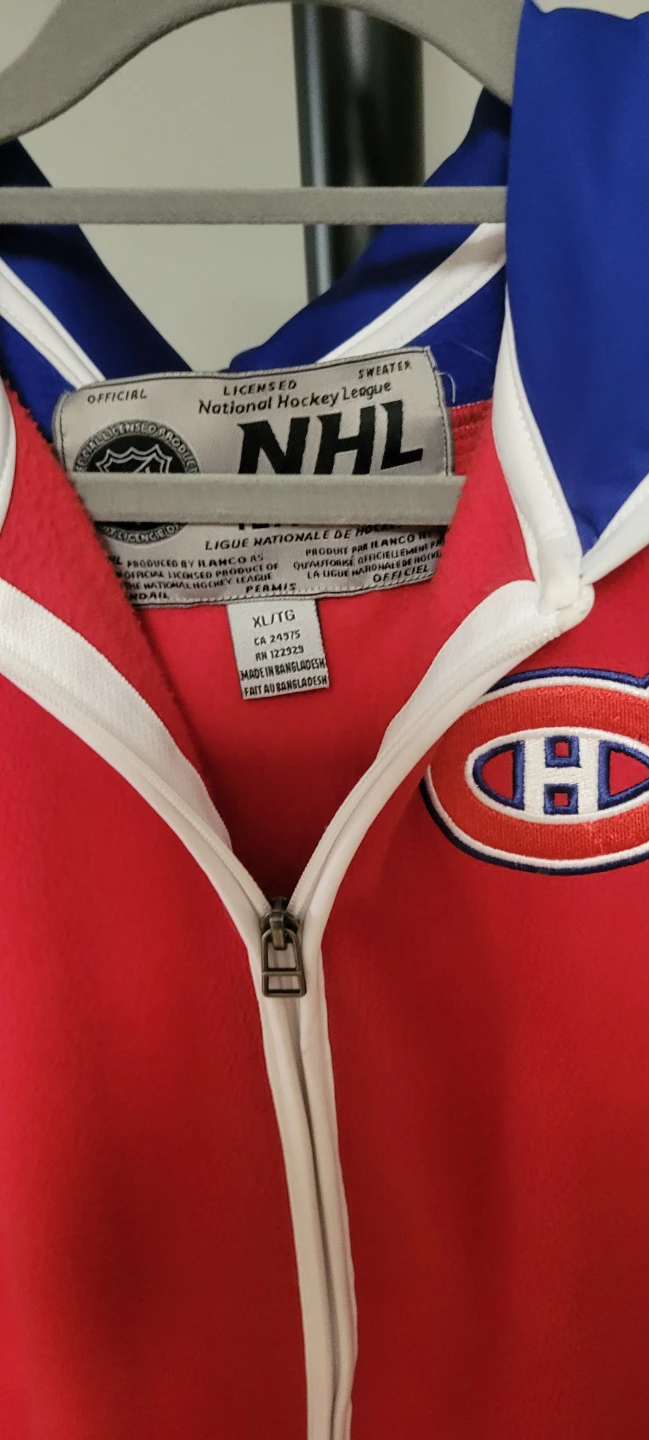 Montreal Canadiens NHL Fleece Sweater Hoodie XL/TG - photo 3