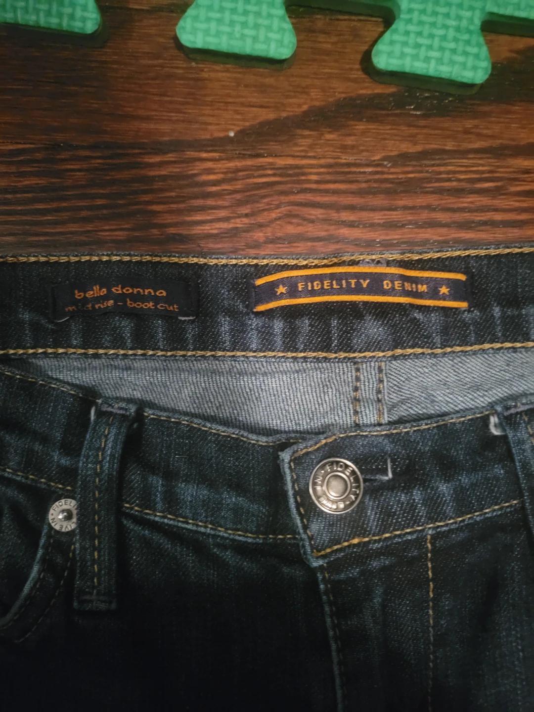 Fidelity Denim "Belle Donna" Mid Rise Bootcut Jeans - photo 2