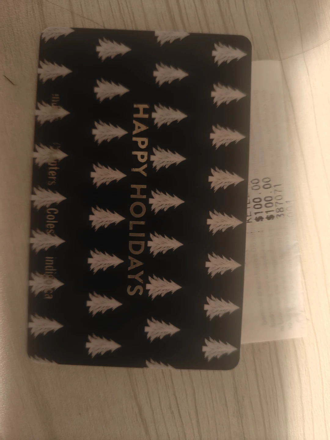 Indigo $100 Gift Card
