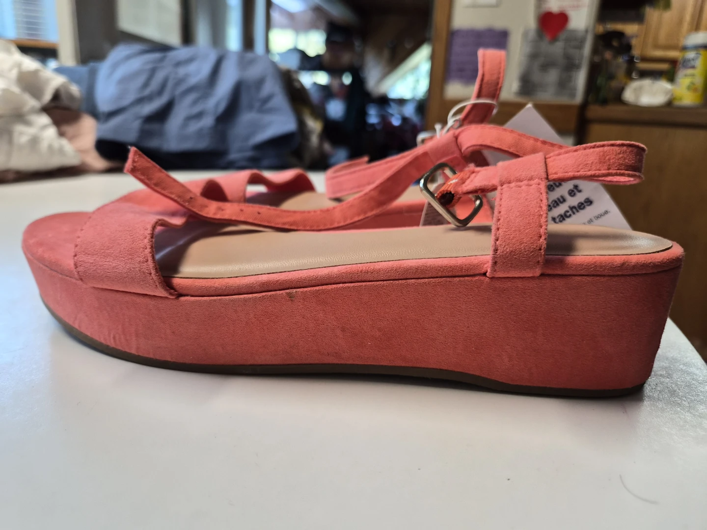 Old Navy Coral Platform Sandals - photo 4