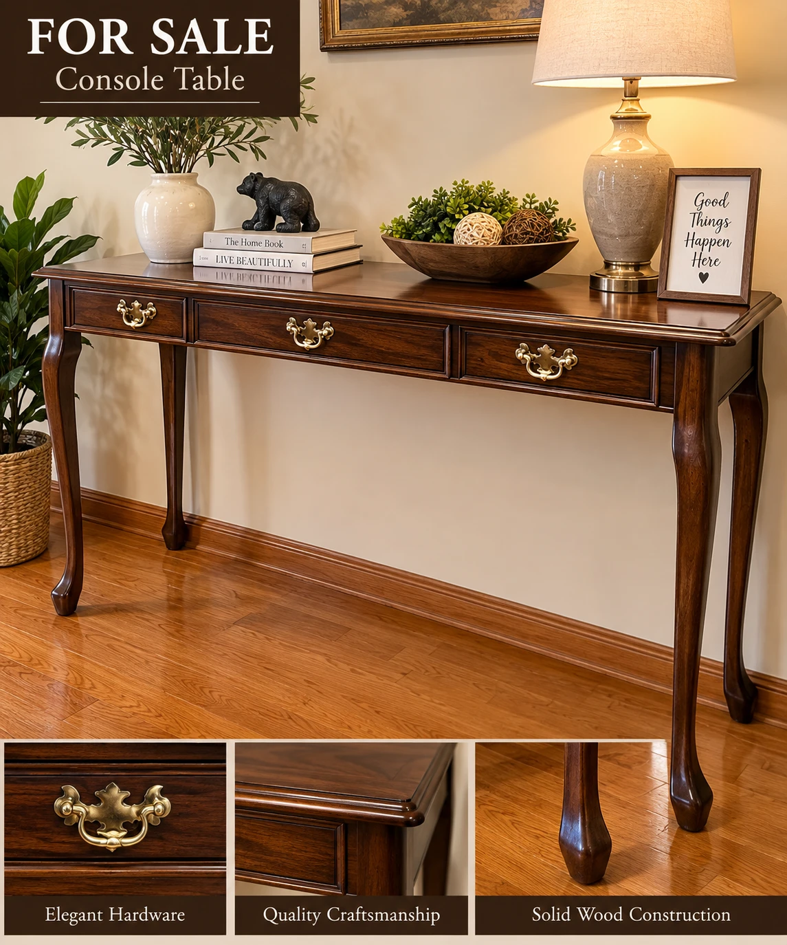 Solid Wood Dining Room Cabinet Set – 4 Pieces - photo 4